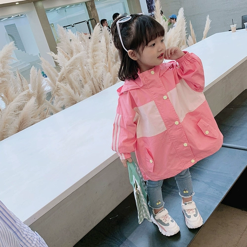 Хлопковый детский плащ, куртка, осенний лонгслив, оверсайз, детская одежда, в западном стиле