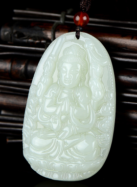 千手观音本命佛属鼠守护神吊坠