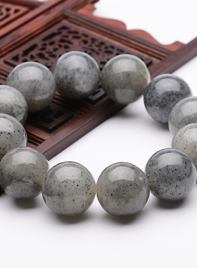 景禾天然和田玉青花手玉器玉石