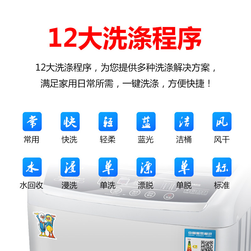 小鸭牌全自动洗衣机家用租房波轮 小鸭牌济南洗衣机