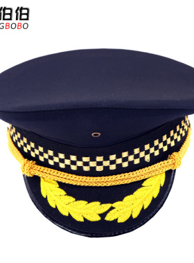 保安礼仪黄色制服男士作训帽