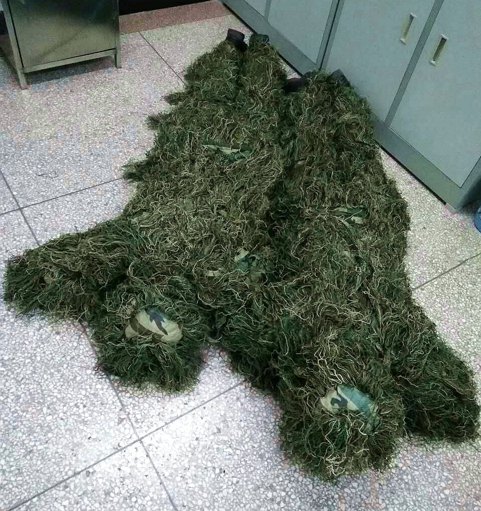 绝地求生大逃杀伪装服吃鸡吉利服狙击手野战摄影cos毛丝伪装衣男