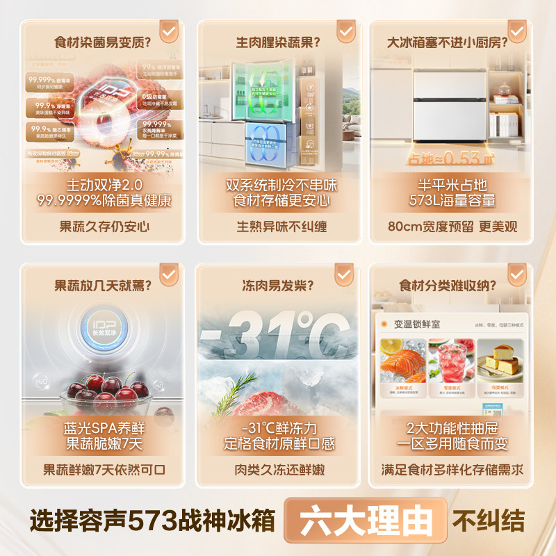 ���� ս��573L˫ϵͳ��ʽ���ű��� BCD-573N40FQLAD-BA40 ���°� 3848.2Ԫ