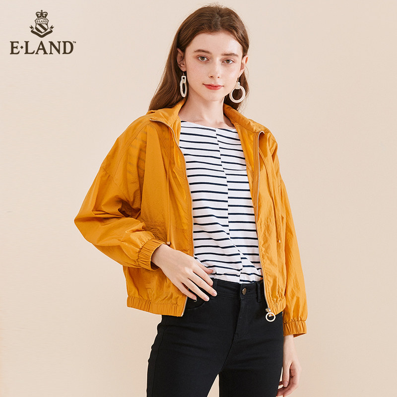 eland秋季新款长袖eeja938q1n ELAND短外套