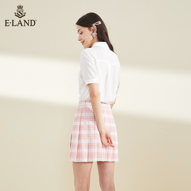 eland2020短袖衬衫女eebwa6311i ELAND衬衫