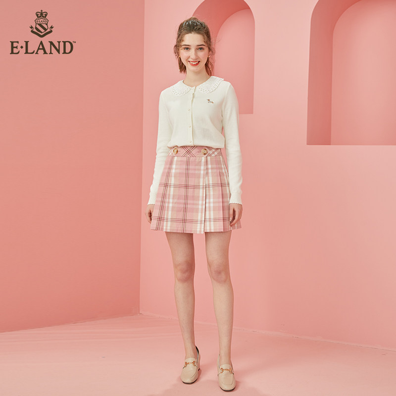 eland2020女eewha12h2c百褶裙 ELAND半身裙