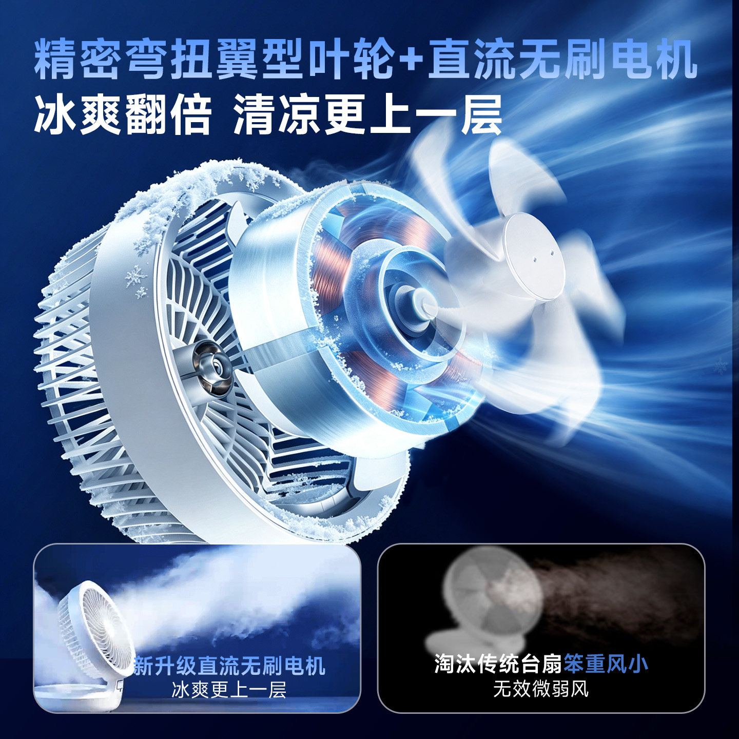 EDON suspended air circulation fan