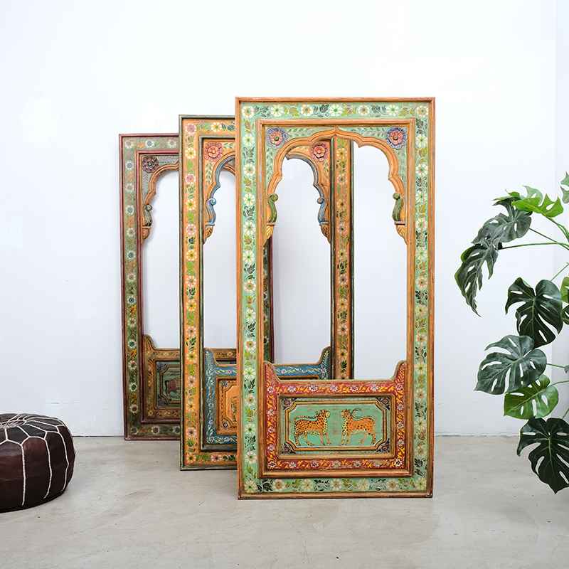 Painted door frame wall decoration imported ethnic retro