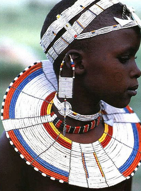 PentFair阁楼东非马赛人串珠男女