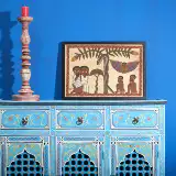 Эфиопская картина Маспи Классическая ручная картина с большой песчаной живописью