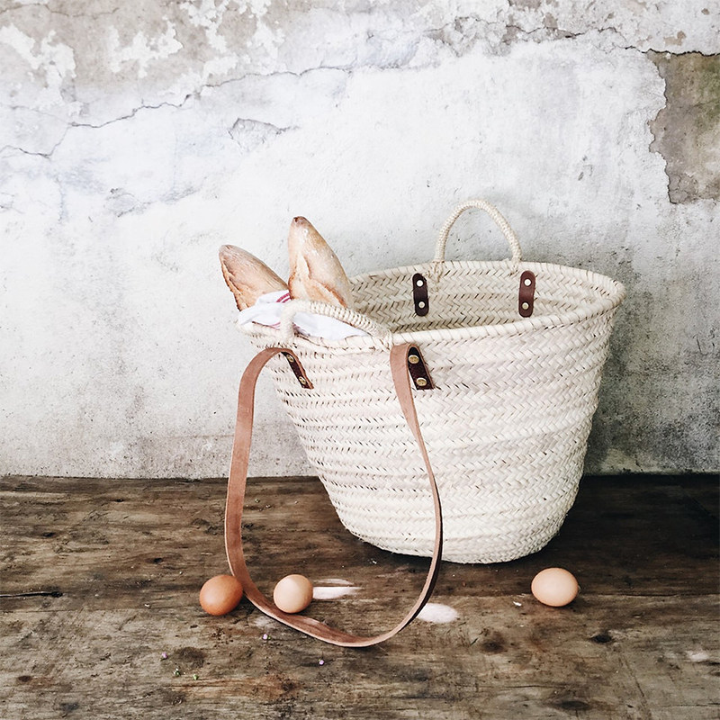 摩洛哥进口法式手工草编包女牛皮肩带斜挎编织包海边度假单肩包包,淘宝优惠券,粉丝福利购,淘宝优惠卷