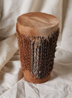 马赛鼓卧室客厅摆件古董