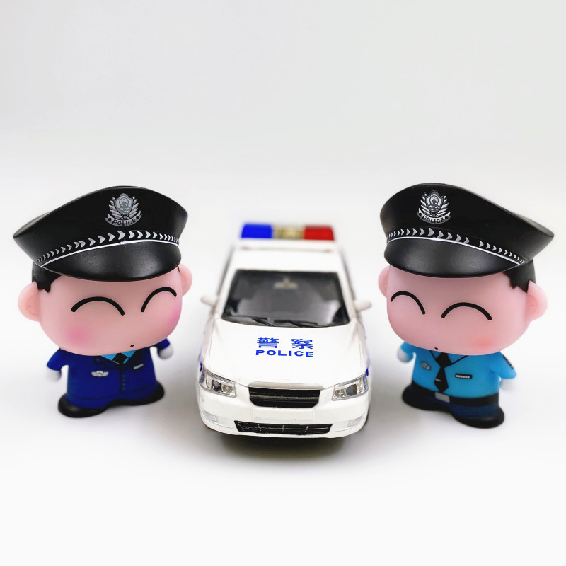 【叱咤小警】警察公仔车载手办卡通摆件-阿正 - 图2