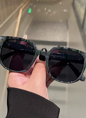 复古方形白色墨镜女大脸显瘦网红感遮阳2024新款太阳眼镜韩版