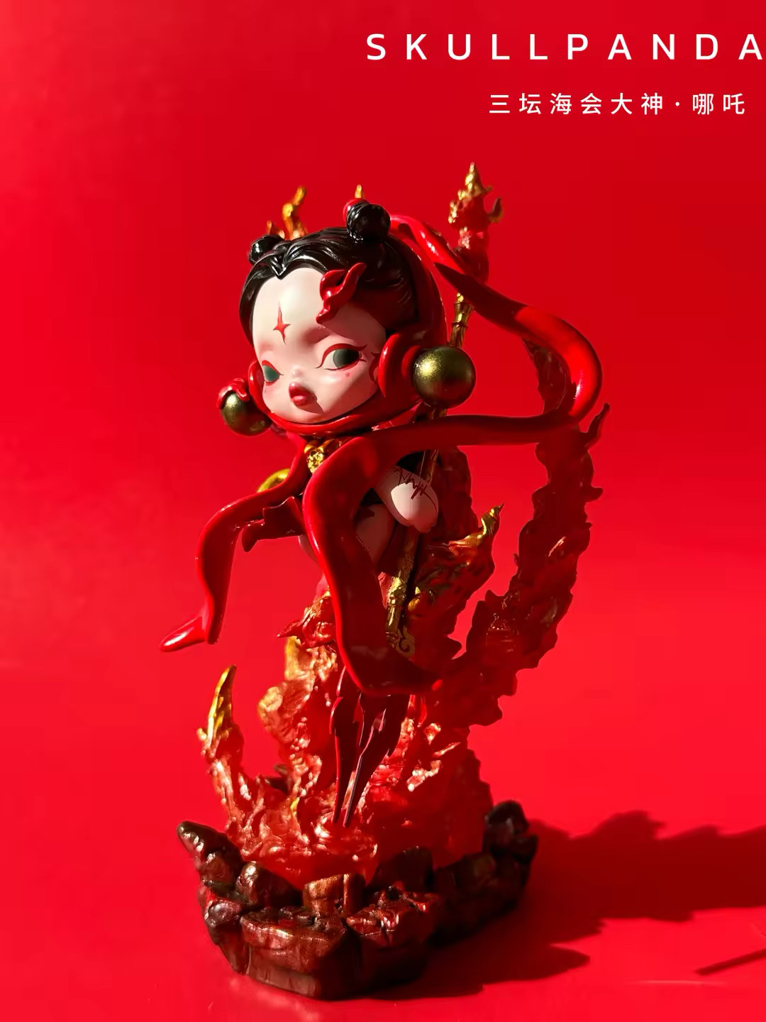 手作改娃泡泡玛特sp哪吒diy摆件盲盒礼物生日礼物