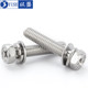 304 stainless steel cross three combination hexagon