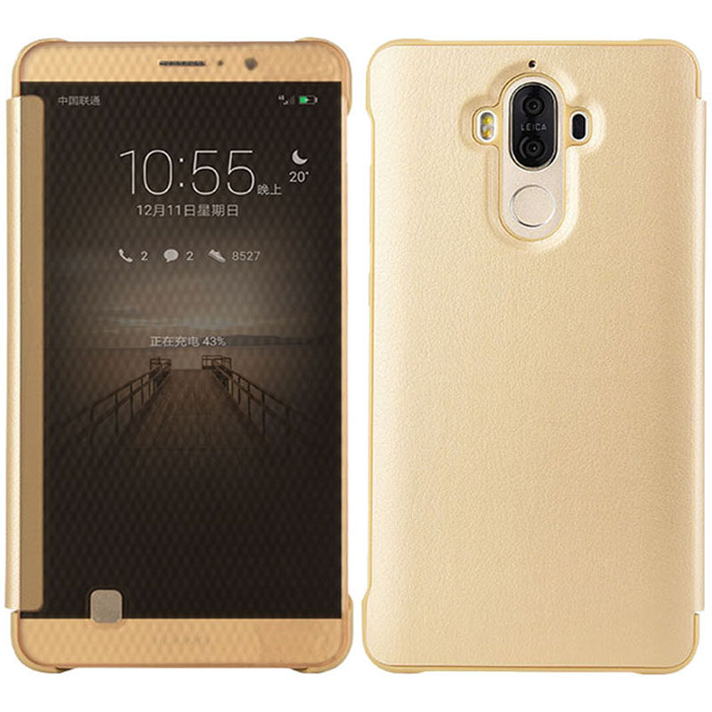 适用华为mate9 mete9翻盖mt手机壳 膜法世家数码手机保护套/壳