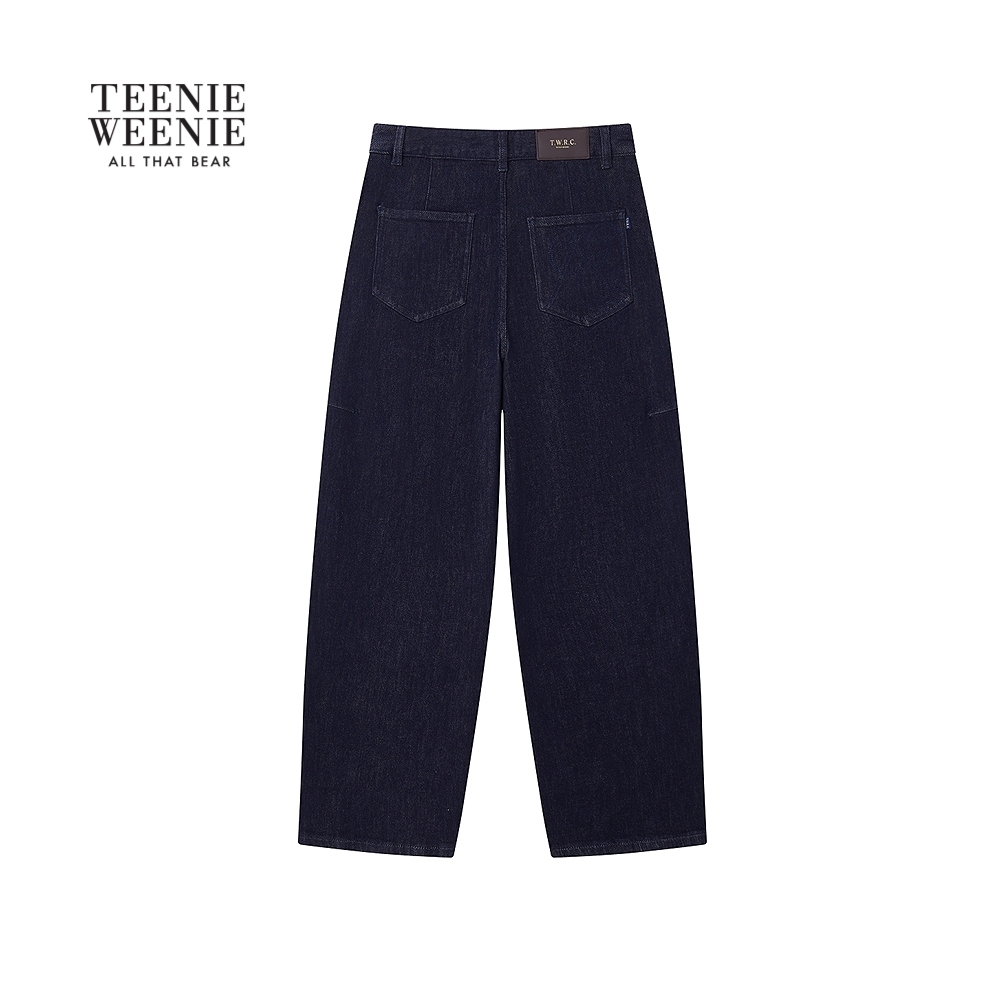 【T.W.R.C】TeenieWeenie小熊女装简约舒适松弛感锥型牛仔裤twrc - 图0