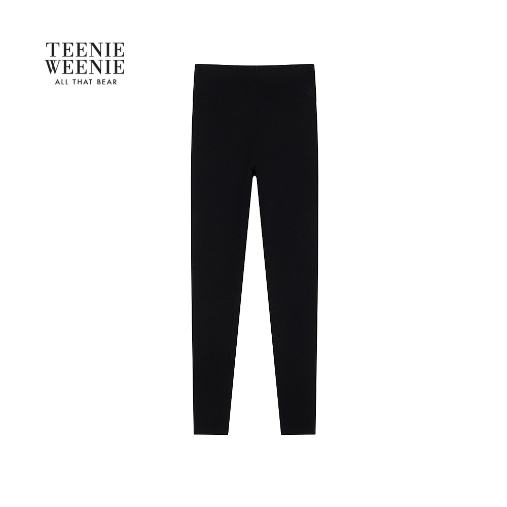 TeenieWeenie小熊女装卫裤秋冬季弹力舒适修身高腰打底裤运动裤,淘宝优惠券,粉丝福利购,淘宝优惠卷