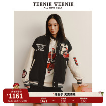 TeenieWeenie little bear autumn winter new rework pomegranate baseball suit college wind warm jacket woman