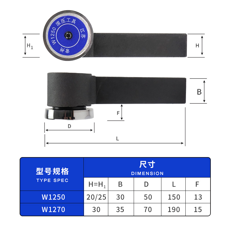 硬质合金外圆滚压刀数控镜面外径内孔挤压光刀W1250/70可修磨滚轮 - 图1