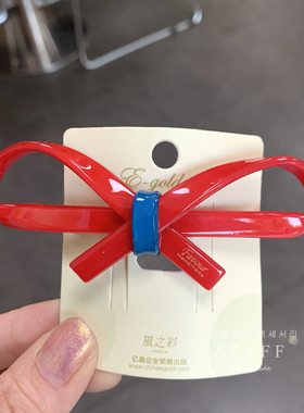 刘海韩版亚克力弹簧夹