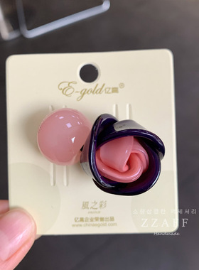 头绳发绳花朵FAVOUR亚克力日韩