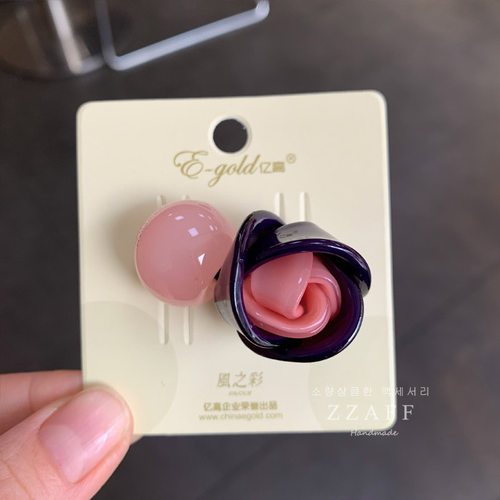 网红皮筋发圈发绳头绳韩版发饰头饰橡皮筋头扎马尾扣头圈果冻色 - 图1