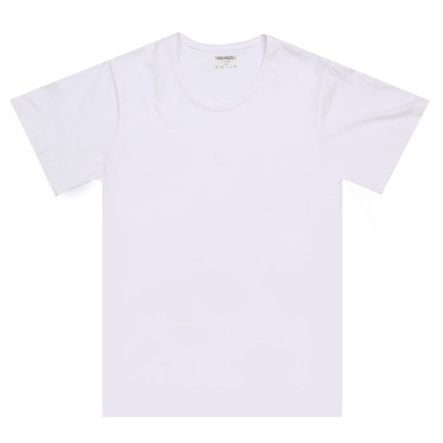 老头衫中老年人全棉跨栏白背心男士夏季大码纯棉圆领短袖宽松汗衫 - 图3