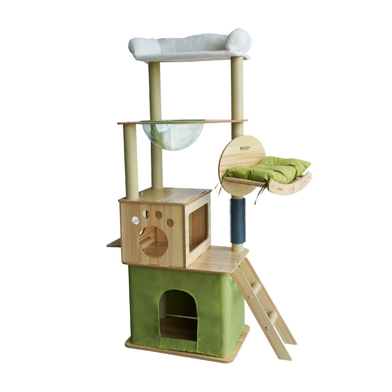 猫爬架猫窝猫树一体猫抓柱跳台猫咪大别墅超大太空舱不占地猫玩具,淘宝优惠券,粉丝福利购,淘宝优惠卷