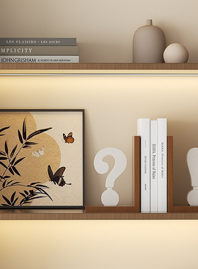 高级感办公室抽象艺术书档摆件