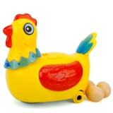 Маленькое куриное петушеное электричество, одноразовая детская детская игрушка с одним из них, которая будет ходить по яйцу