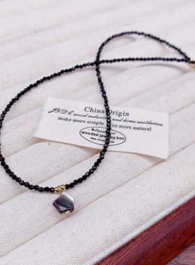 2026年新款轻奢高级感黑色项链