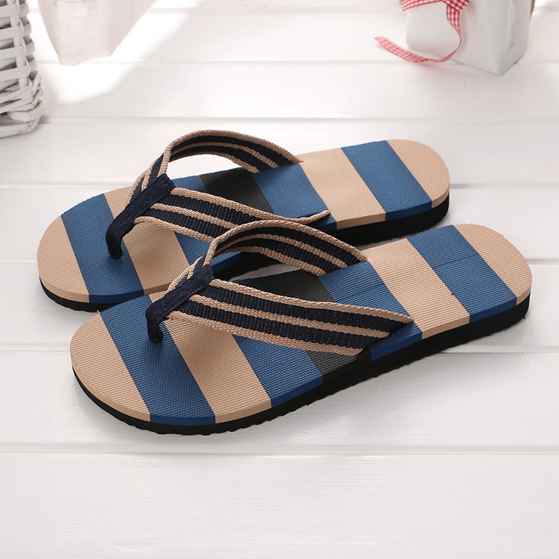 Man sandals Slipper Men Flip flops Beach shoes 45男人字拖鞋-图1