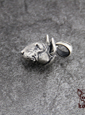 原创设计中号宠物s925挂坠