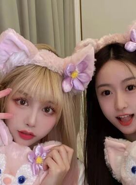 迪士尼同款雪莉玫卡通lolita发箍