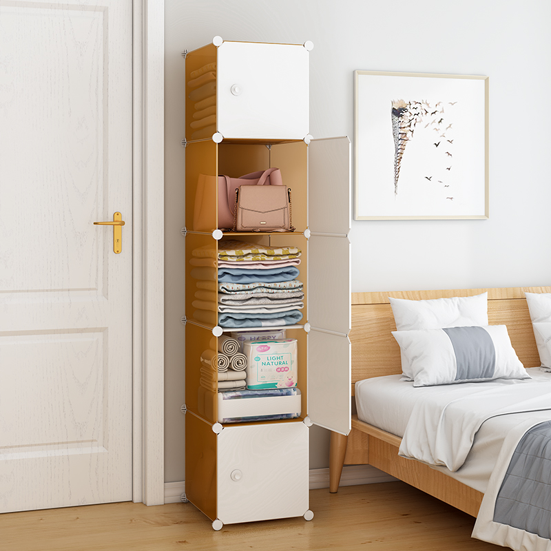 简易出租房卧室收纳宿舍单人布衣橱 麦田衣柜
