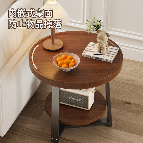 沙发边几轻奢高级感客厅可移动茶几小推车床头置物架边柜2024新款 - 图2