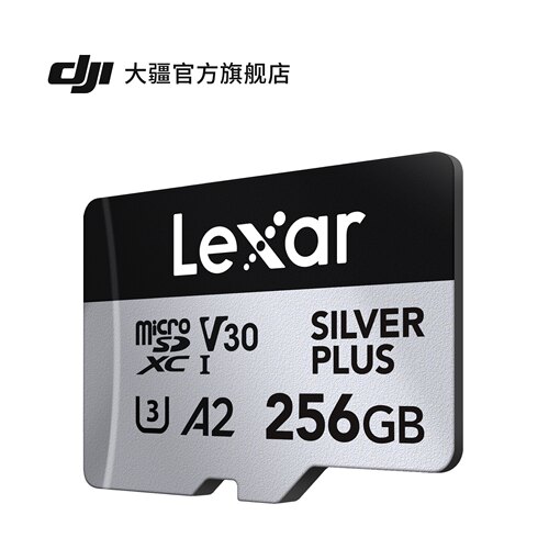 雷克沙 SILVER PLUS 256GB V30 A2 microSDXC 内存卡 大疆配件 - 图0