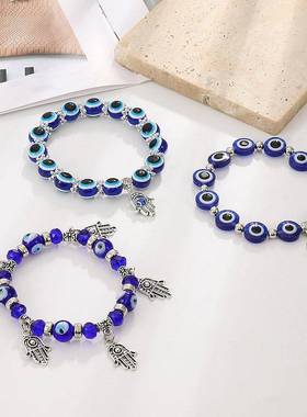 手链 blue Eye Resin Ball Bracelet women