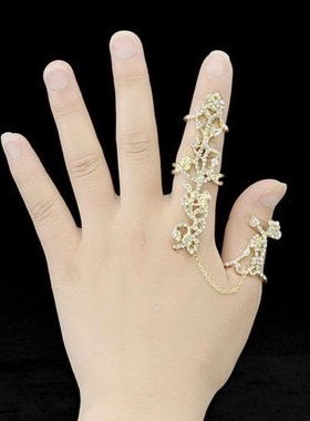 1 set new fashion women lady girl rhinestone flower rings mu