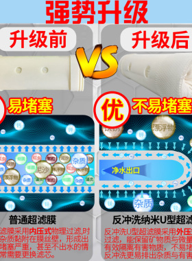 卫宁净水器不锈钢家用直饮超滤