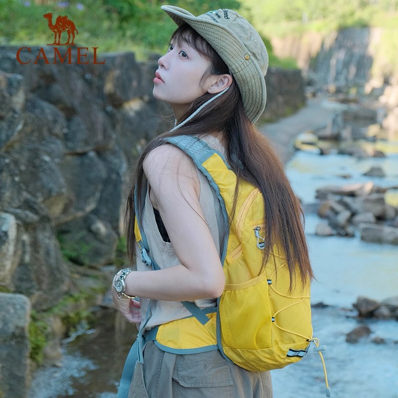 【晨风】骆驼户外骑行徒步登山包旅游旅行轻便爬山背包运动双肩包