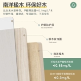 Книжная полка, простой книжный шкаф из натурального дерева для школьников, многослойная система хранения