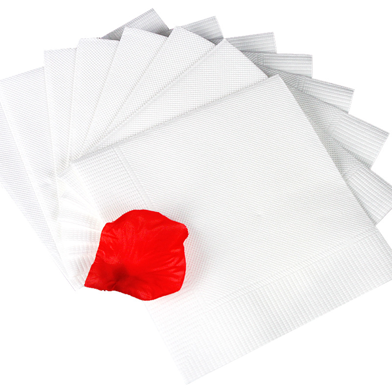 霏羽餐巾纸双层印压花30片96包方巾纸纸巾酒店商用抽纸独立包装 - 图3