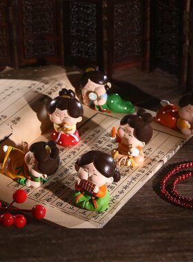 桌面摆件中国古风唐小糖汉服大唐仕女摆件西安文创纪念品伴手礼