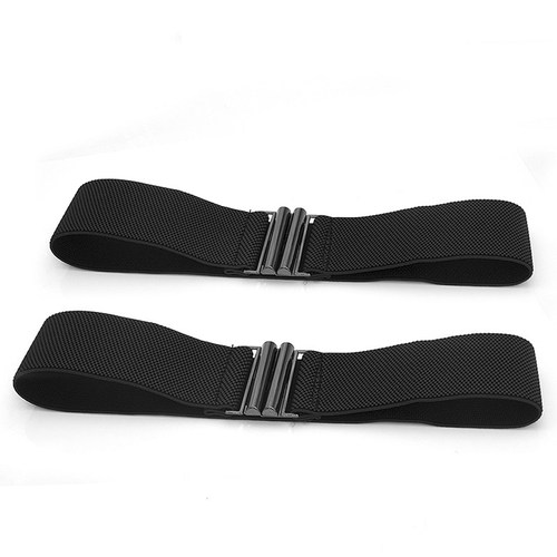 外贸女士束腰带松紧时尚百搭连衣裙羽绒服大衣饰品韩版腰封弹力 - 图1