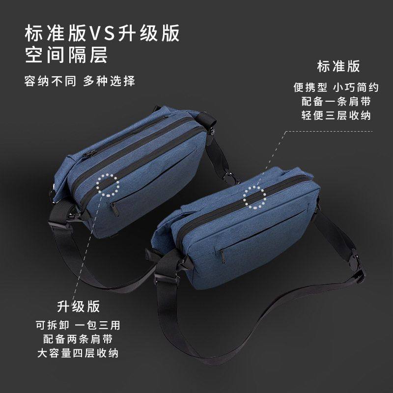 WEPOWER新款男士斜挎包大容量邮差包单肩男包潮牌胸包骑行机能包,淘宝优惠券,粉丝福利购,淘宝优惠卷