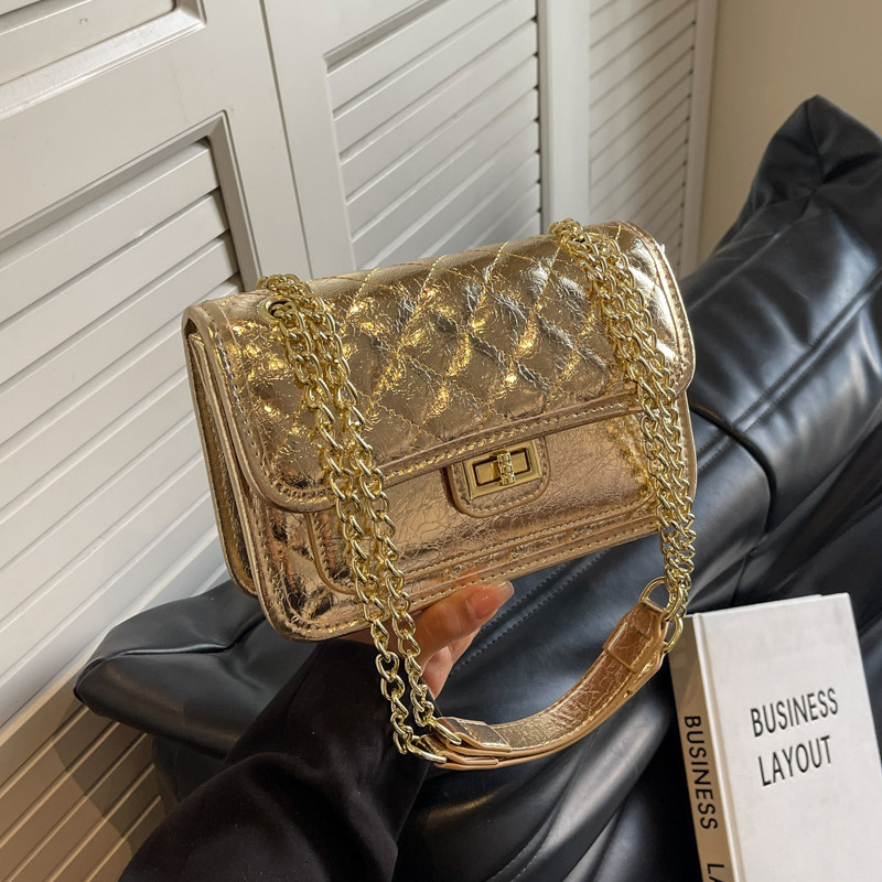 高级质感软皮菱格链条小香风女包流行爆款炫彩银小方包单肩斜挎包,淘宝优惠券,粉丝福利购,淘宝优惠卷