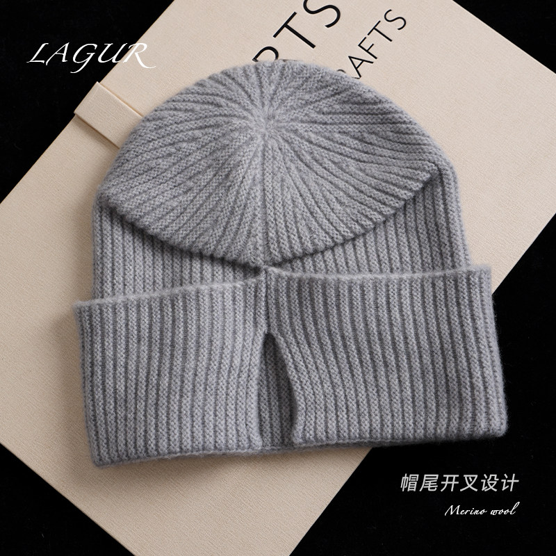 一点松弛1oo%美丽诺加厚针织帽羊毛毛线帽冷帽大头围帽子护耳女冬,淘宝优惠券,粉丝福利购,淘宝优惠卷